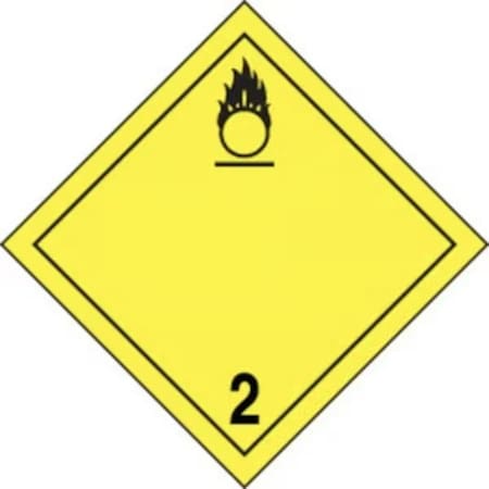 Accuform TDG PLACARD CLASS 2 273MM x 273MM TCP208FV100 TCP208FV100
